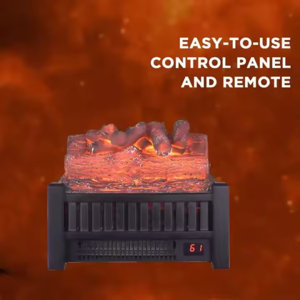 Fashion Design Electric Fireplace Stove Heaters Wtih Remote Control insert Heater Fireplace with Real Log Bunring Effect - Image 2