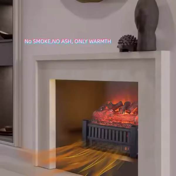 Fashion Design Electric Fireplace Stove Heaters Wtih Remote Control insert Heater Fireplace with Real Log Bunring Effect - Image 4