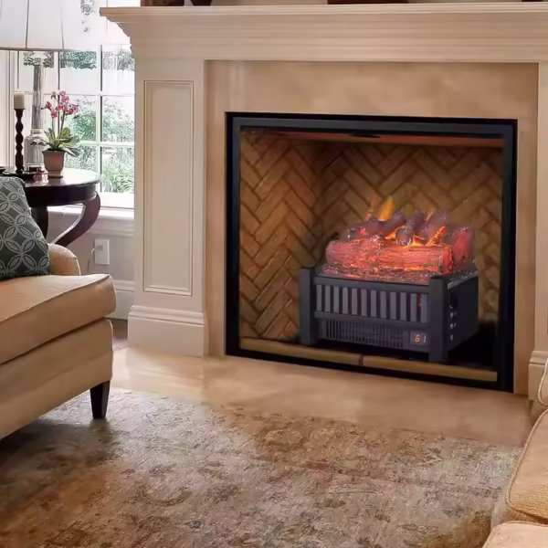 Fashion Design Electric Fireplace Stove Heaters Wtih Remote Control insert Heater Fireplace with Real Log Bunring Effect - Image 5